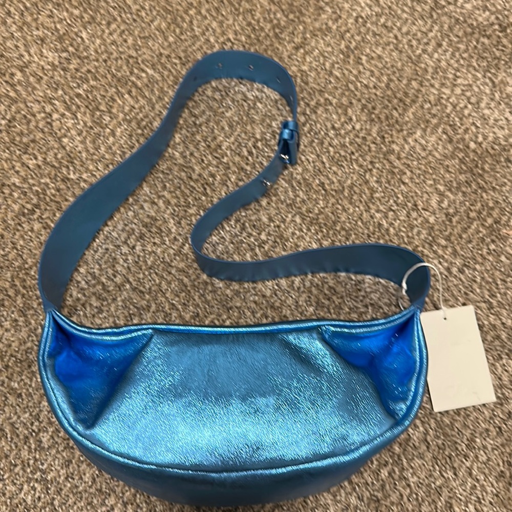 COS leather crossbody bag